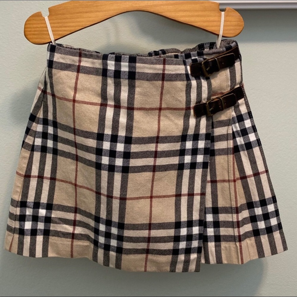 Burberry Nova Check Pleated Skirt (4y)